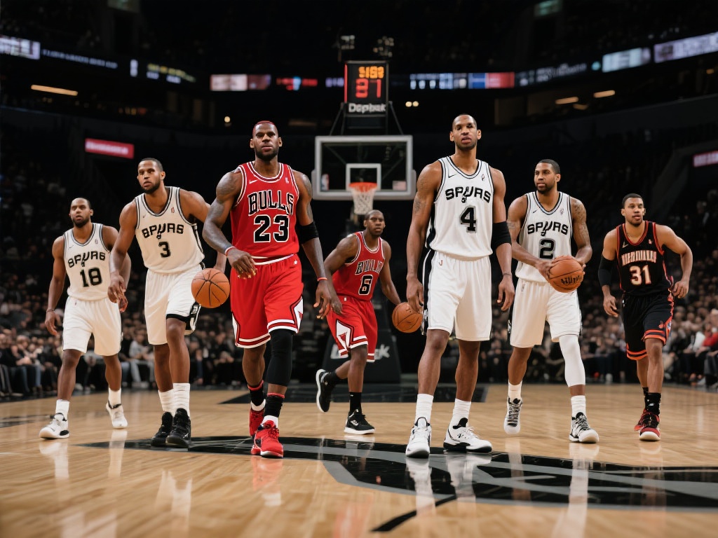 DeepSeek精选四强阵容:乔丹詹姆斯邓肯领衔攻防之最 在篮球运动的历史长河中,总有一些不可替代