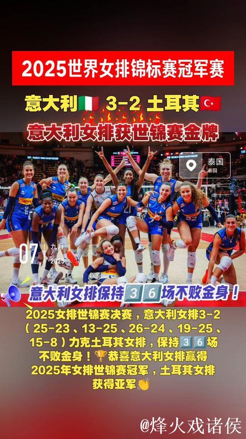 意大利3:2击败土耳其 夺得女排世锦赛冠军 意大利3:2击败土耳其 夺得女排世锦赛冠军